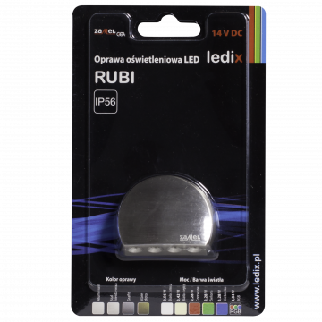 RUBI LED lamp surface mounted 14V DC steel RGB TYPE: 08-111-26