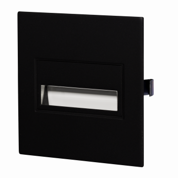 SONA LED fixture FM square 14V DC black warm white type: 14-211-62