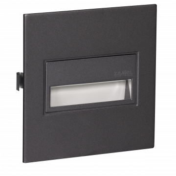 SONA LED lamp surface mounted 14V DC graphite cold white square frame TYPE: 14-211-31