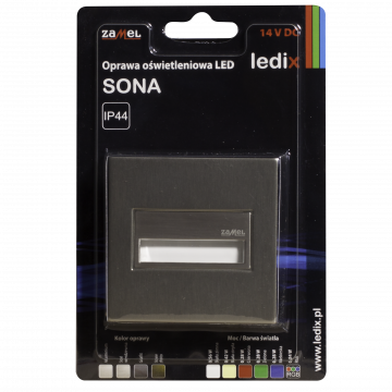 SONA LED lamp surface mounted 14V DC steel RGB square frame TYPE: 14-211-26
