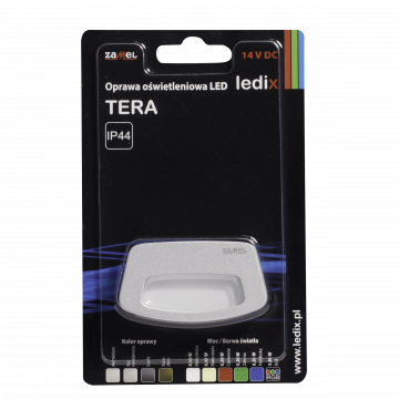 TERA LED lamp surface mounted 14V DC aluminium warm white TYPE: 03-111-12
