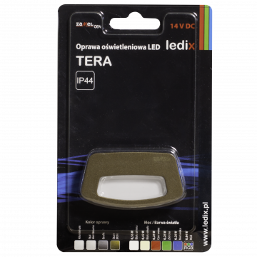 TERA LED lamp surface mounted 14V DC gold cold white TYPE: 03-111-41