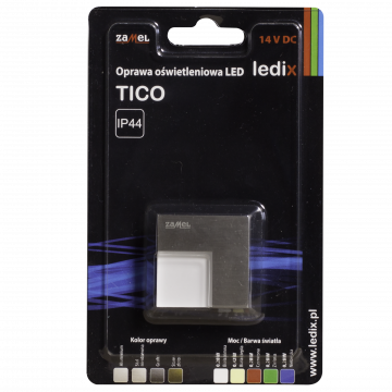 TICO LED lamp surface mounted 14V DC steel cold white TYPE: 04-111-21