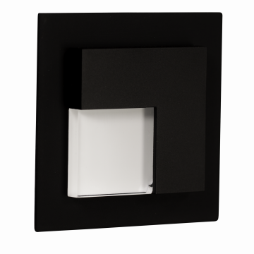 TIMO LED fixture SM with frame 14V DC black neutra l white type: 07-111-67