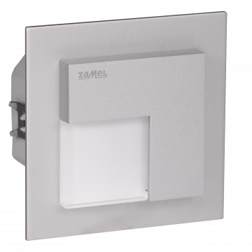 TIMO LED lamp flush mounted 230V AC RF receiver aluminium warm white TYPE: 07-224-12