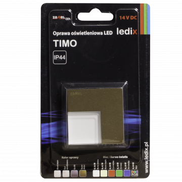 TIMO LED lamp surface mounted 14V DC gold cold white TYPE: 06-111-41