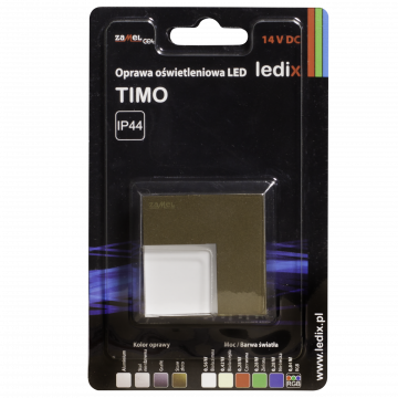 TIMO LED lamp surface mounted 14V DC gold RGB TYPE: 06-111-46