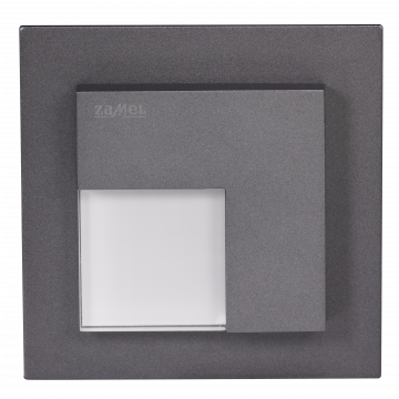 TIMO LED lamp surface mounted 14V DC graphite warm white with frame TYPE: 07-111-32