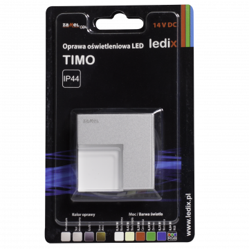 TIMO LED lamp surface mounted 14V DC RGB aluminium TYPE: 06-111-16