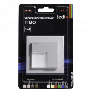 TIMO LED lamp surface mounted 14V DC RGB aluminium, with frame TYPE: 07-111-16