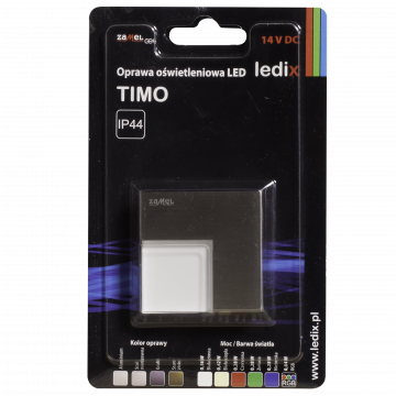 TIMO LED lamp surface mounted 14V DC steel cold white TYPE: 06-111-21