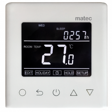 Temperature regulator flush installation - programmable WI-FI sensor 3,0m white TYP: RTW-01