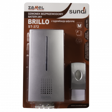 BRILLO WITH OPTICAL SIGNAL. WIRELESS CHIME RANGE 100m TYPE: ST-372