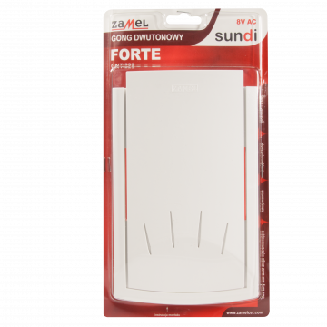 FORTE TWO-TONE 8V CHIME WHITE TYPE: GNT-223-BIA