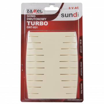 TURBO TWO-TONE 8V CHIME BEIGE TYPE: GNT-931-BEZ