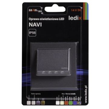 Faretto LED NAVI con cornice PT 14V DC GRF RGB WYROB