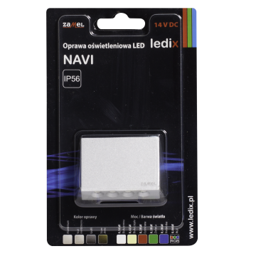 Faretto LED NAVI NT 14V DC ALU bianco caldo WYROB