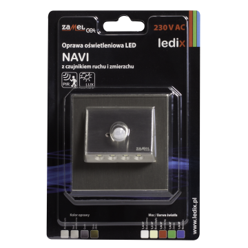 Faretto LED NAVI PT 230V AC sensore STA bianco caldo WYROB