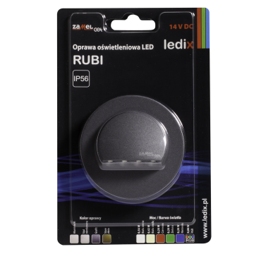 Faretto LED RUBI con cornice NT 14V DC GRF RGB WYROB