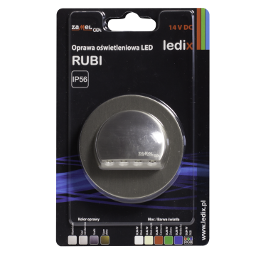 Faretto LED RUBI con cornice NT 14V DC STA RGB WYROB