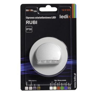 Faretto LED RUBI con cornice PT 14V DC ALU bianco caldo WYROB