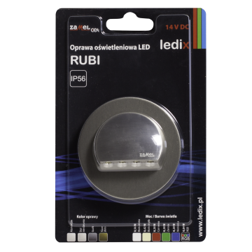 Faretto LED RUBI con cornice PT 14V DC STA bianco caldo WYROB