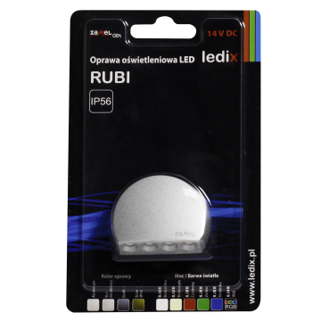 Faretto LED RUBI NT 14V DC ALU bianco freddo WYROB