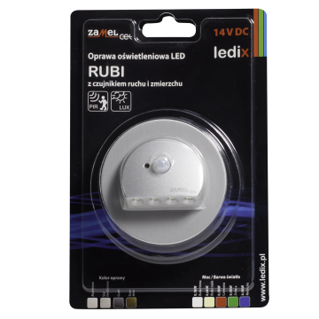 Faretto LED RUBI PT 14V DC sensore ALU bianco caldo WYROB