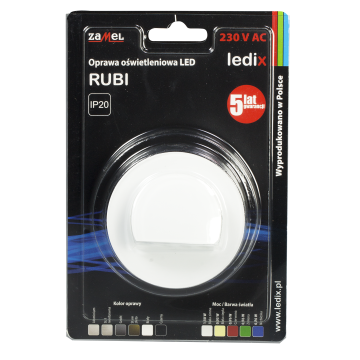 Faretto LED RUBI PT 230V AC BIA bianco caldo WYROB