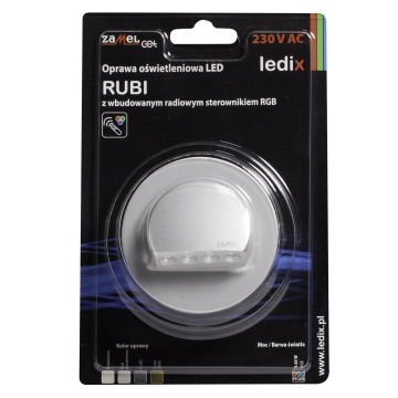 Faretto LED RUBI PT 230V AC controller ALU RGB WYROB