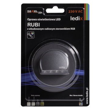 Faretto LED RUBI PT 230V AC controller GRF RGB WYROB