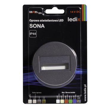 Faretto LED SONA rotondo PT 14V DC GRF RGB WYROB