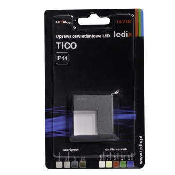 Faretto LED TICO NT 14V DC GRF bianco caldo WYROB