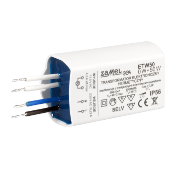 Trasformatore elettronico a tenuta stagna 230/11,5V 0-50W WYROB