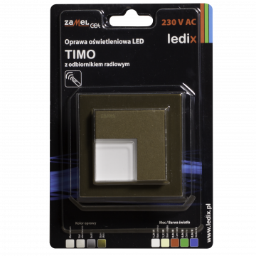Oprawa LED TIMO PT 230V AC radio ZLO biała zimna TYP: 07-224-41
