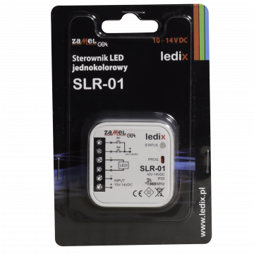 Sterownik LED jednokolorowy TYP: SLR-01