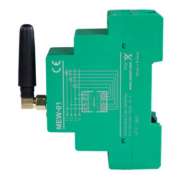 MONITOR ENERGII ELEKTRYCZNEJ WI-FI 1F+N TYP: MEW-01/1F
