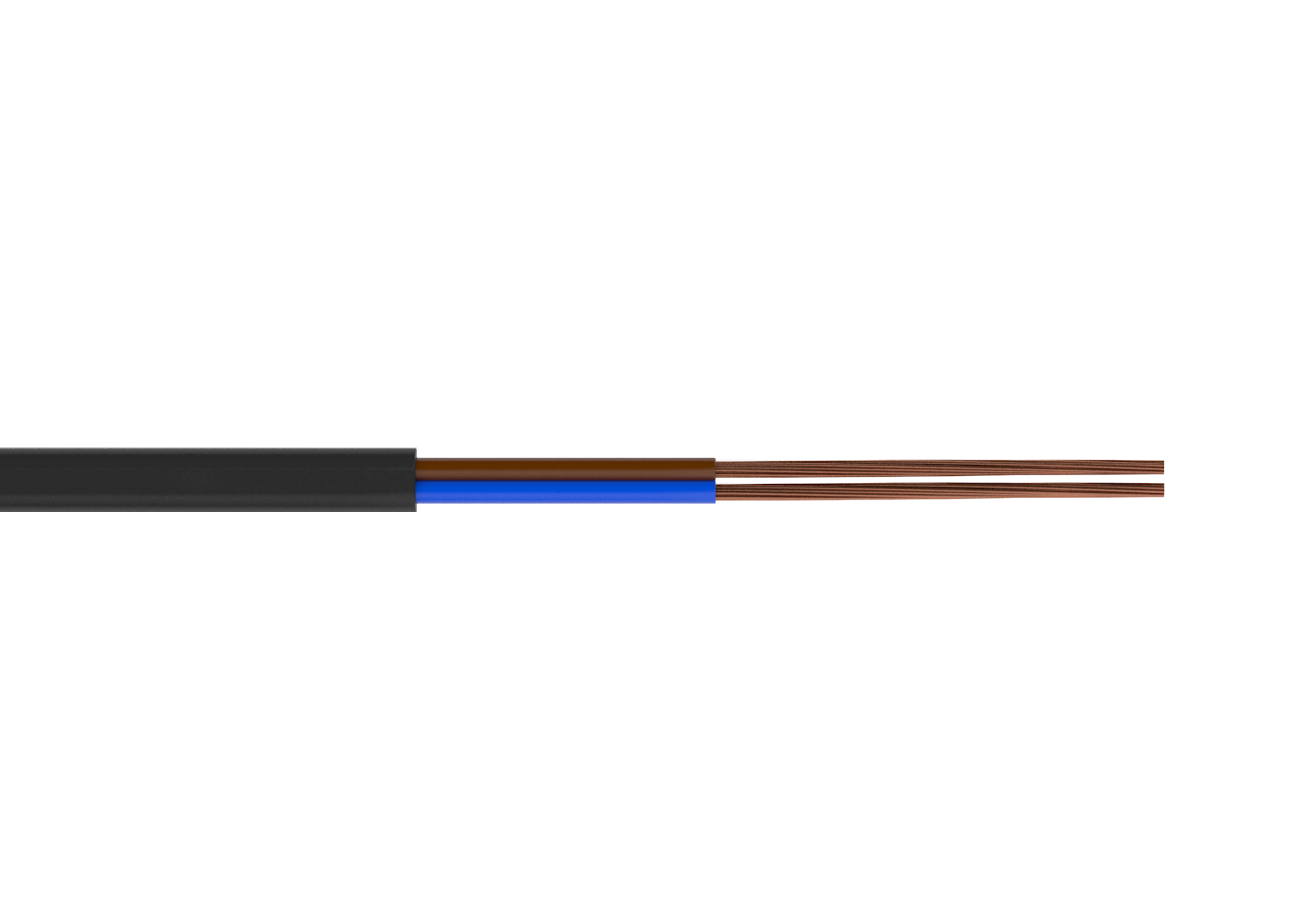 H03VVH2-F 2x0,75 CZARNY H03VVH2-F 2x0,75 CZN