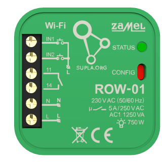 ZEITSCHALTUHR Wi-Fi GESTEUERT, 16A, 230V AC TYP: ZCM-42