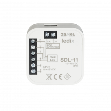 Контроллер DALI-PWM dopuszkowy RGB TYP: SDL-11