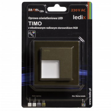 Светильник LED TIMO PT 230V AC sterownik ZLO RGB TYP: 07-225-46