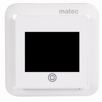 Регулятор температуры podtynkowy - programowalny biały sonda 2,5m, logo Matec TYP: RTD-01