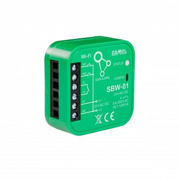 1-канальный контроллер ворот Wi-Fi в коробку Тип: SBW-01
