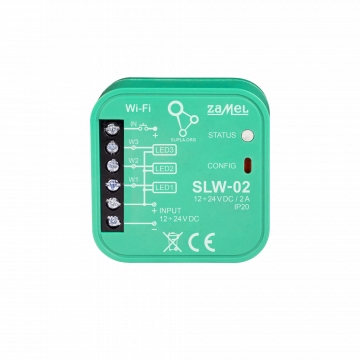 Контроллер светодиод RGB WI-FI 3xLED WI-FI TYP: SLW-02