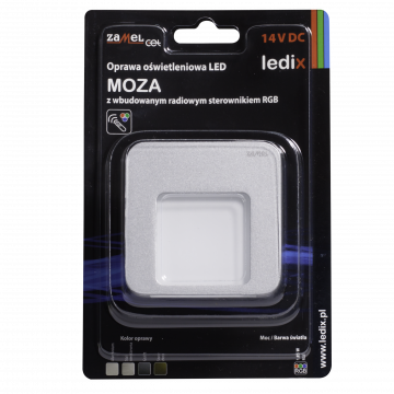 Світильник LED MOZA В/К 14V DC драйвер ALU RGB TYP: 01-215-16