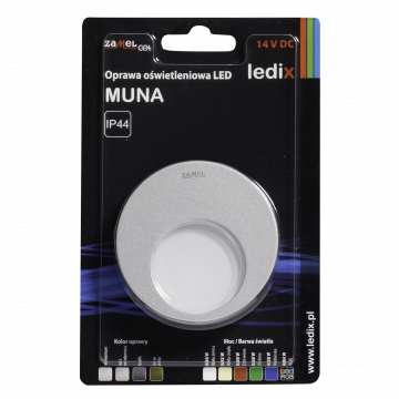 Світильник LED MUNA М/П 14V DC ALU білий застуда TYP: 02-111-11