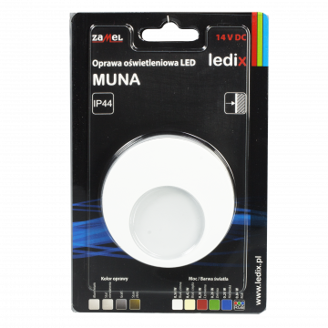Світильник LED MUNA М/П 14V DC BIA білий застуда TYP: 02-111-51