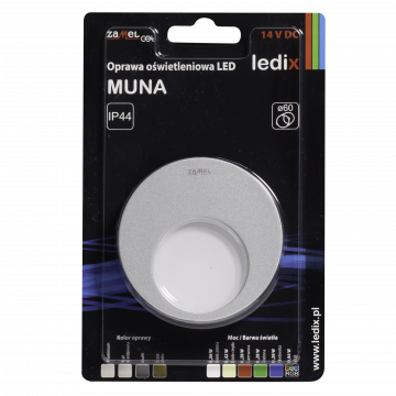 Світильник LED MUNA В/К 14V DC ALU RGB TYP: 02-211-16