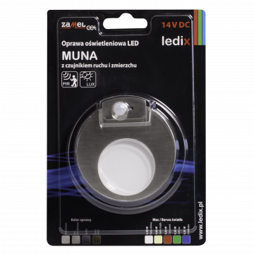 Світильник LED MUNA В/К 14V DC датчик STA білий тепла TYP: 02-212-22