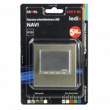 Світильник LED NAVI В/К 230V AC STA білий застуда TYP: 11-221-21